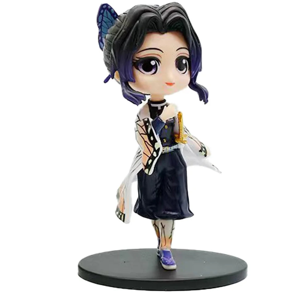 Hot Demon Slayer Blind Box Figure Plum Rain Series Kochou Shinobu Tomioka Giyuu Kanroji Mitsuri 1-8PCS Blind Box Figure Toy Gift