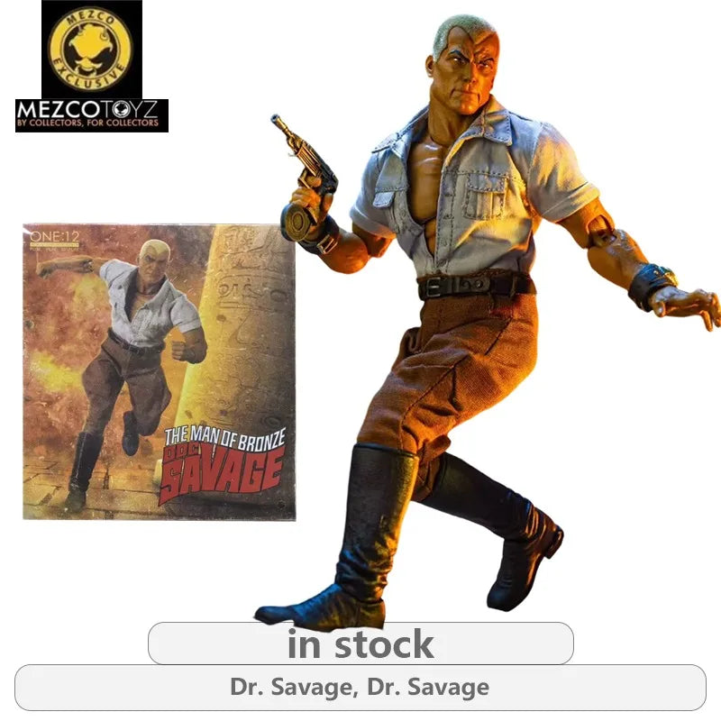 Mezco Toyz Original 1\12 Movable Model Series Dr. Savage, Dr. Savage Anime Action Figure Model Toys Movable Model Gifts Fo Boys