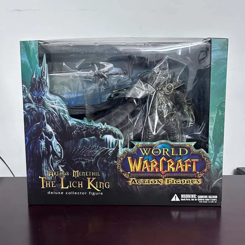 WOW-Charakter FALL OF THE LICH KING ARTHAS ACTIONFIGUR World of Warcraft Spielperipheriegeräte DC Lich King Illidan Anime-Figuren