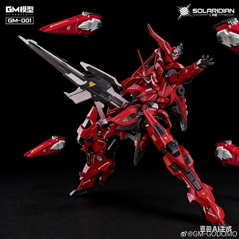 GM-001 Solardian 1/72 EVA Color Assembly Model Kit Action Figures Holographic Mecha Collectible Toy Desktop Ornament Boy Gifts