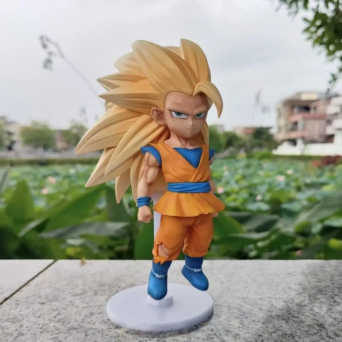 Q Version Dragon Ball Ssj3 Vegeta Figure 21cm/ 8.27inch Super Saiyan 3 Goku Action Figures Collection Model Toys Gifts