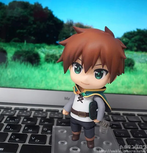 【FS】Orginal GSC NENDOROID 876 Blessings for The Beautiful World Satou Kazuma Figure Model Toys Gifts Collection