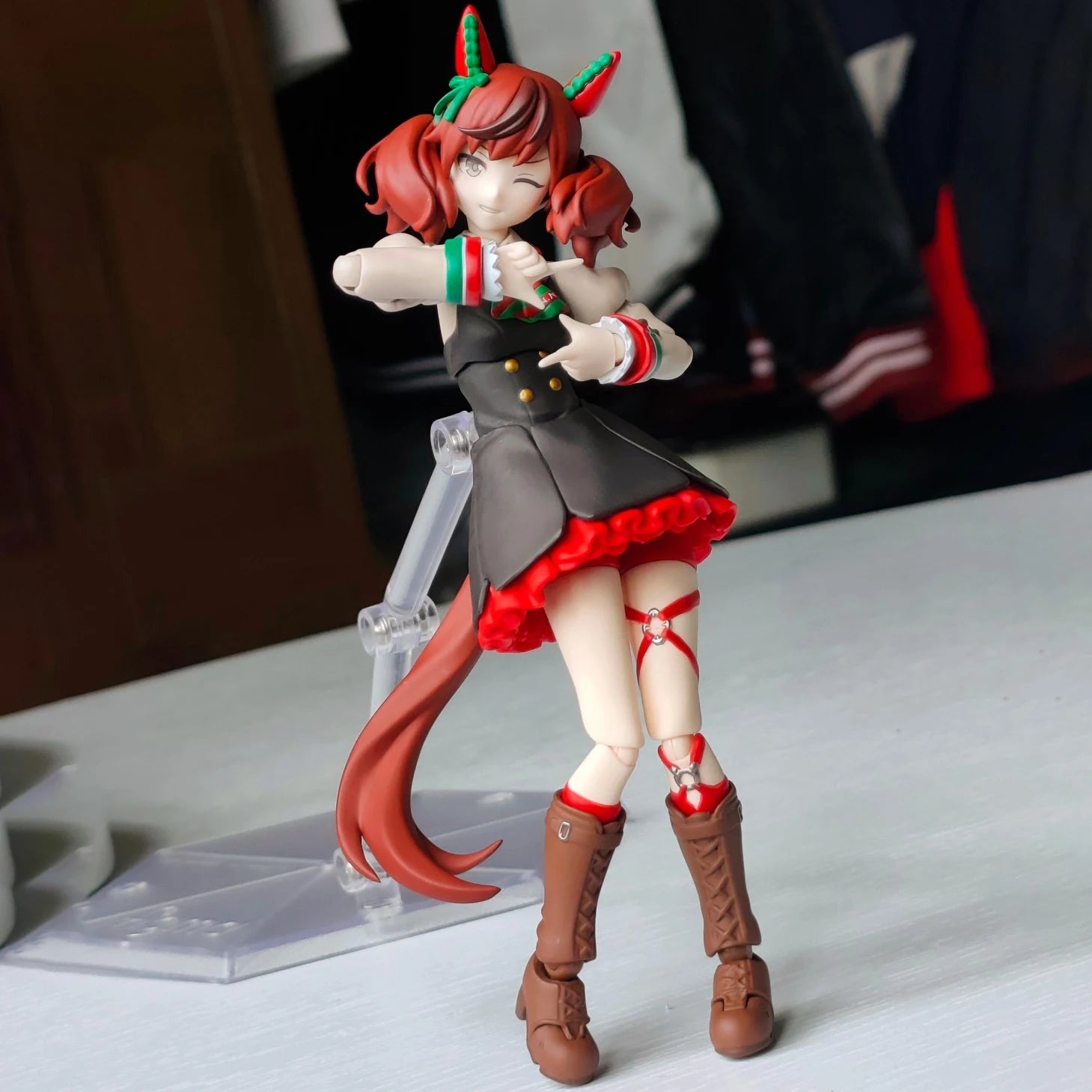 Genuine SHF Uma Musume Pretty Derby Series Figurine Pvc Anime Figure Poseable Doll Model Collectible Action Model In Stock Gift