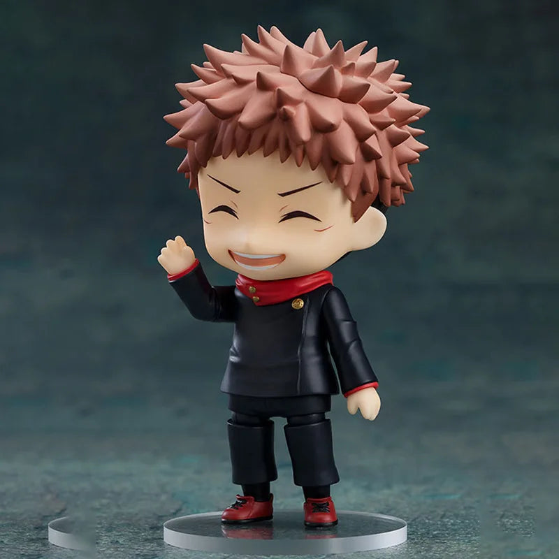 New 10cm Anime Jujutsu Kaisen Itadori Yuji Joint mobility Action Figure PVC Model doll Toy Q-version nendoroid Desk Decor Gifts