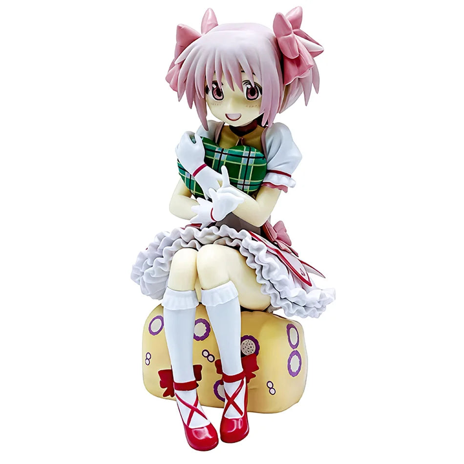 14CM Puella Magi Madoka Magica Aniem Figure Kaname Madoka Magic Girl PVC Decor Action Figures Model Anime Cartoon Model Toy Gift