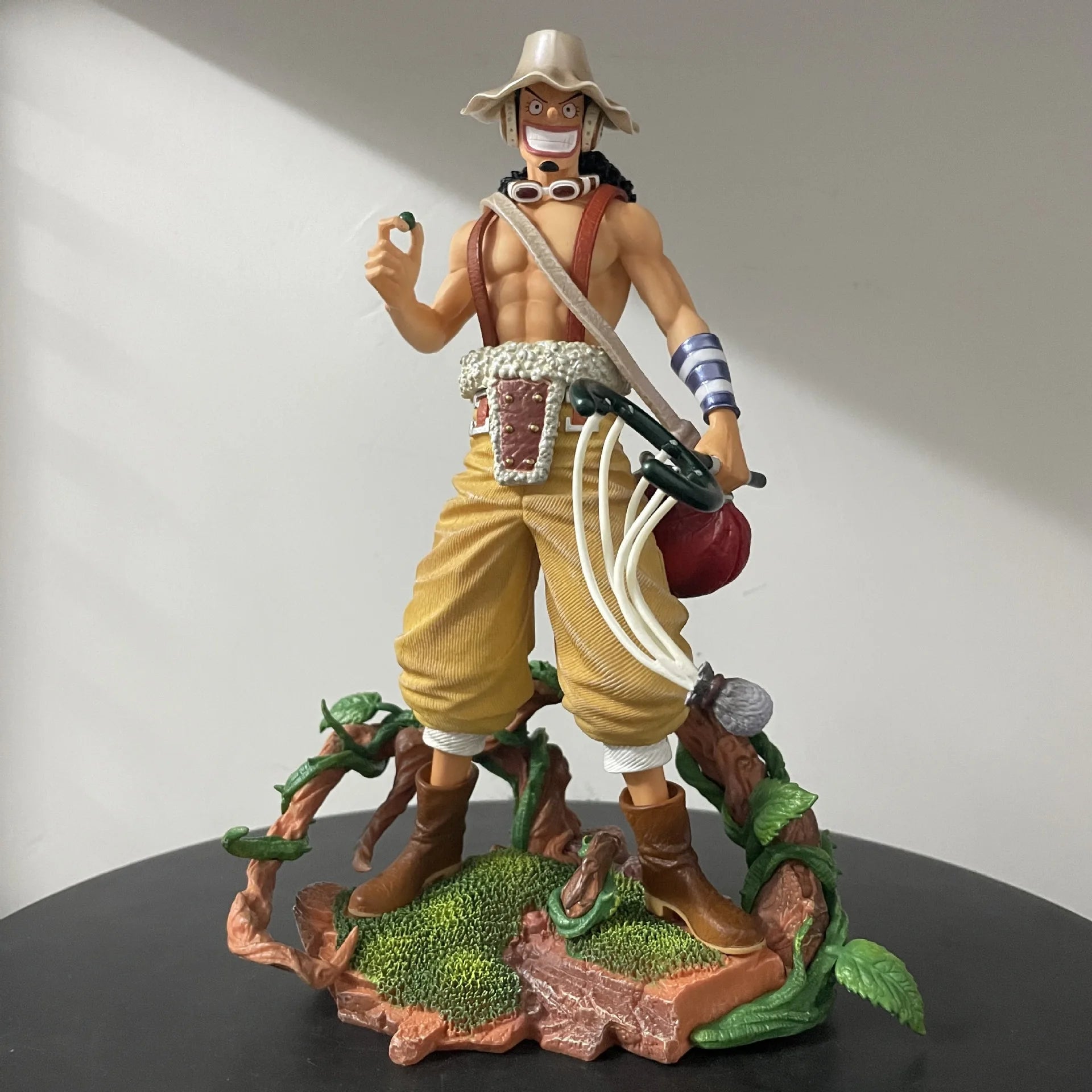One Piece Strohhutpiraten PVC-Figuren Luffy Zoro Nami Usopp Robin Sanji Statue Schreibtischdekoration Geschenk