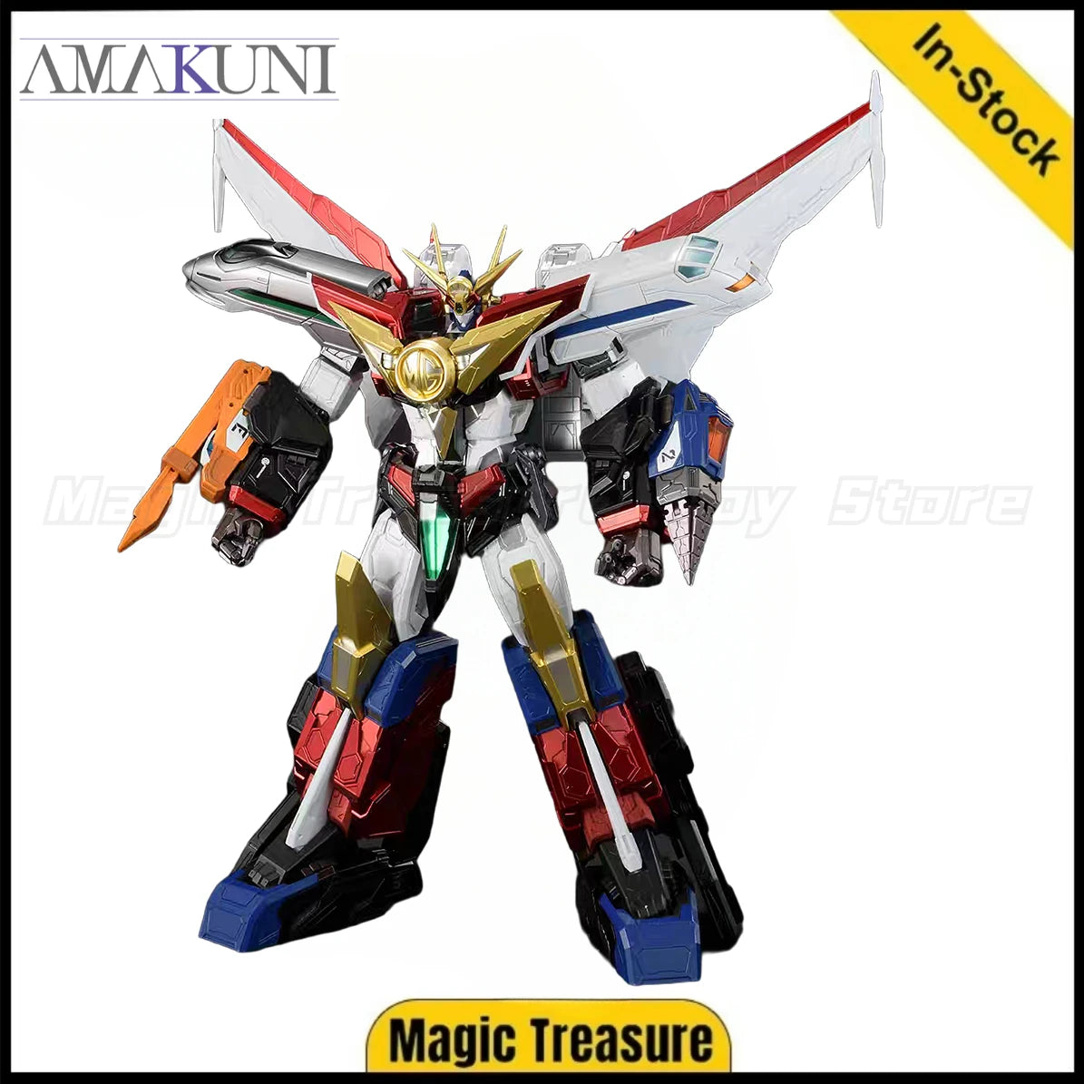 【In Stock】Original AMAKUNI Hobby JAPAN The Brave Express Might Gaine Mightgaine Action Figure Toys Ornaments Gifts