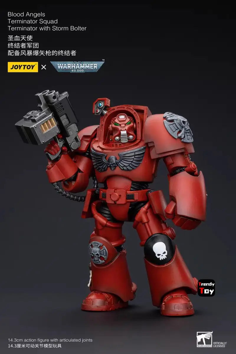 【JOYTOY】Warhammer 40K Blood Angels Terminator Squad 1/18 Action Figure Model Toy