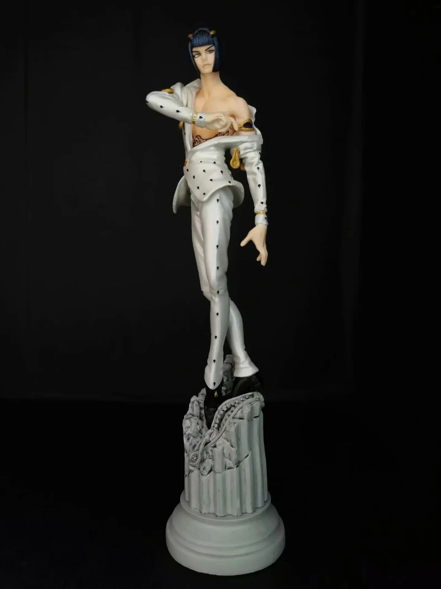 JoJo No Kimyo Na Boken Giorno Giovanna GIOGIO Pen Figure Collectible Figurine Model Toy