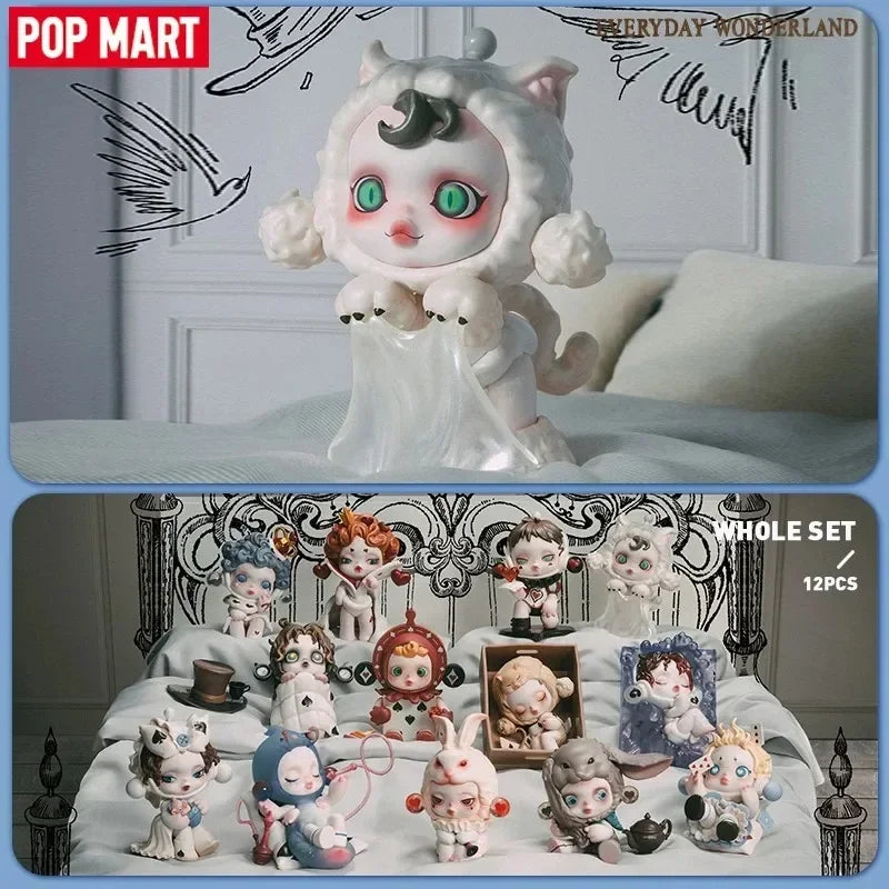 POP MART Skullpanda Everyday Wonderland Series Blind Box Toys Kawaii Anime Action Figure Caixa Caja Surprise Mystery Box Dolls