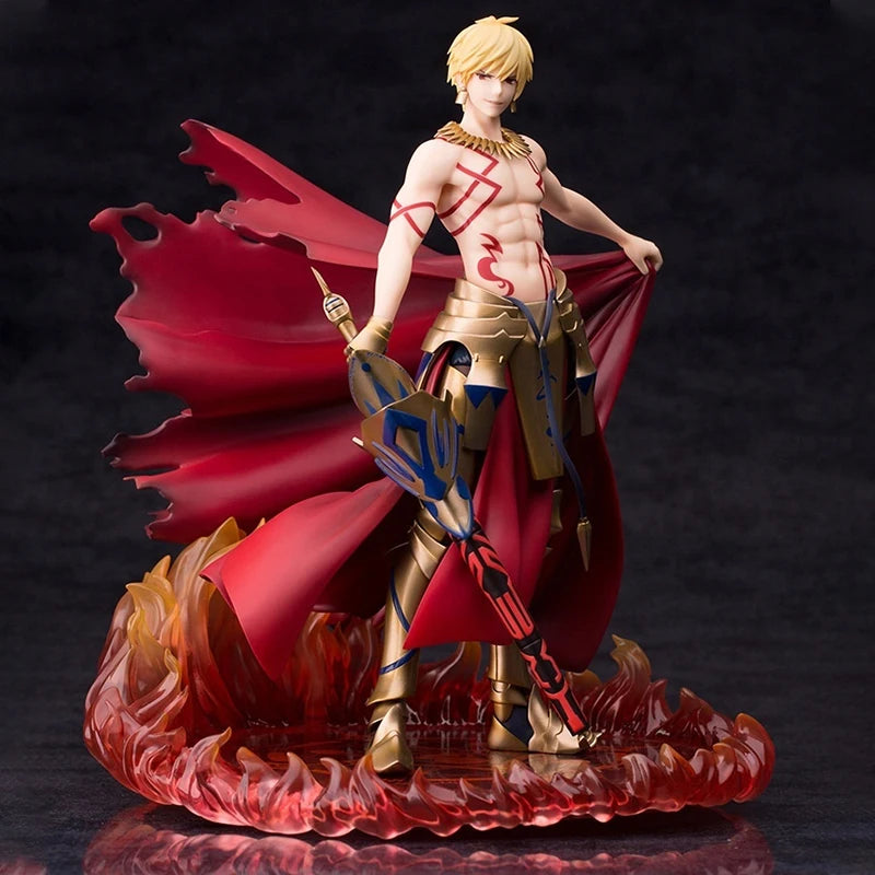 Anime Products Gilgamesh Aka From Fate/Stay Night 1/8 Action Figures Statue Box Handheld Desktop Decoration Model Boy Toy Gift2