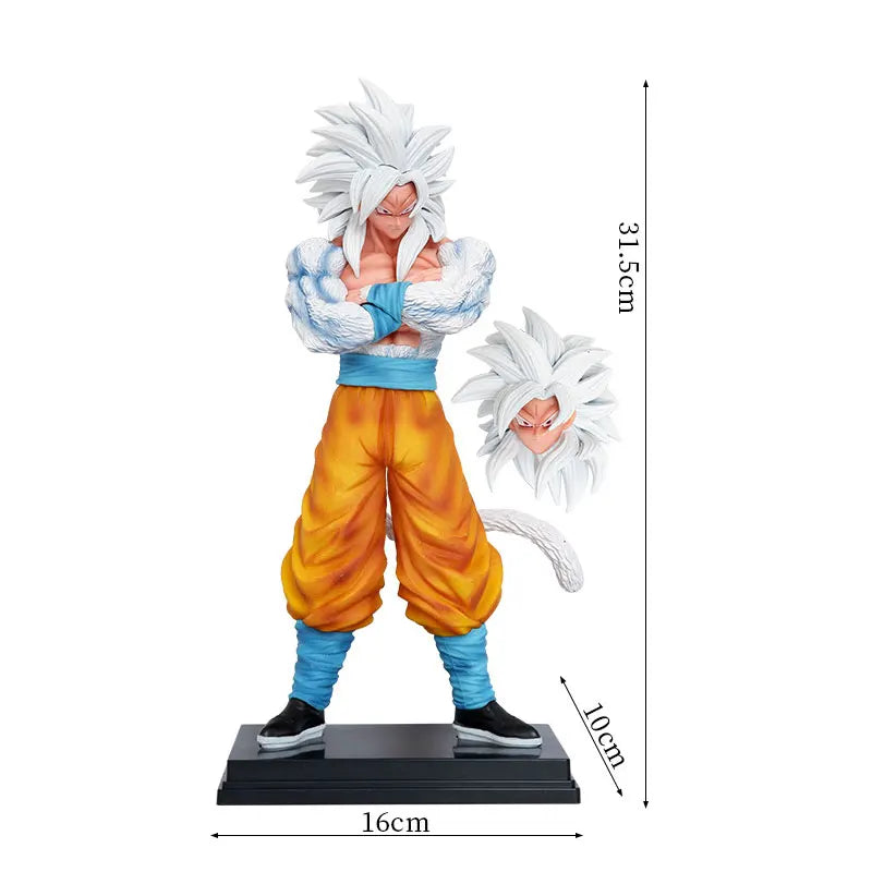 Anime Figurine Dragon Ball Z Figure Super Saiyan 5 Son Goku Action Statue PVC Model Desktop Ornament Collection Toys Gifts