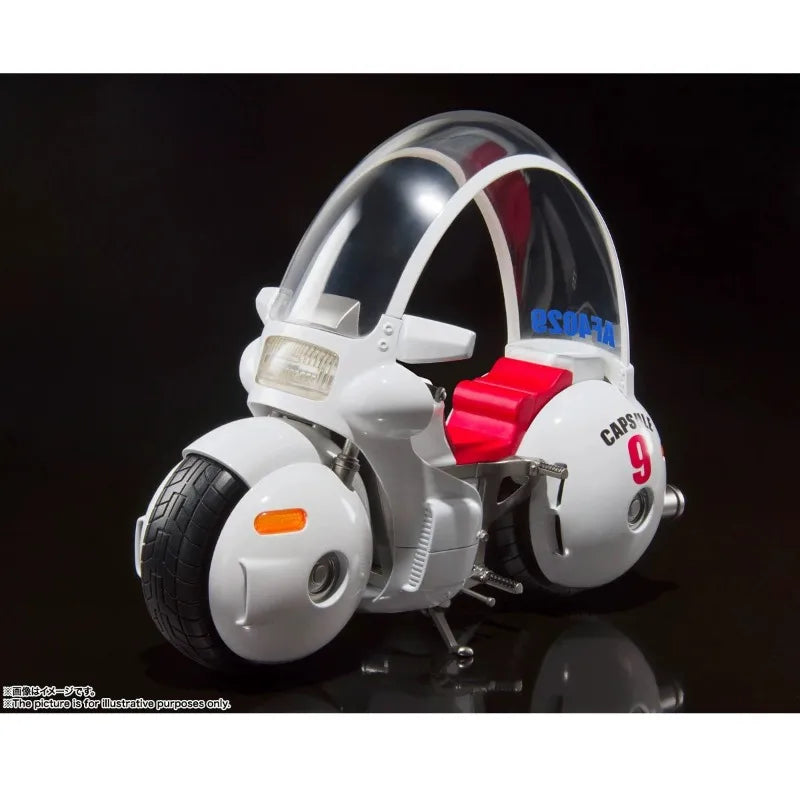 In Stock Genuine Bandai Dragon Ball Model Kit SHF Bulma's Motorcycle Hoipoi Capsule No9 Anime Action Figure Collection Model Toy