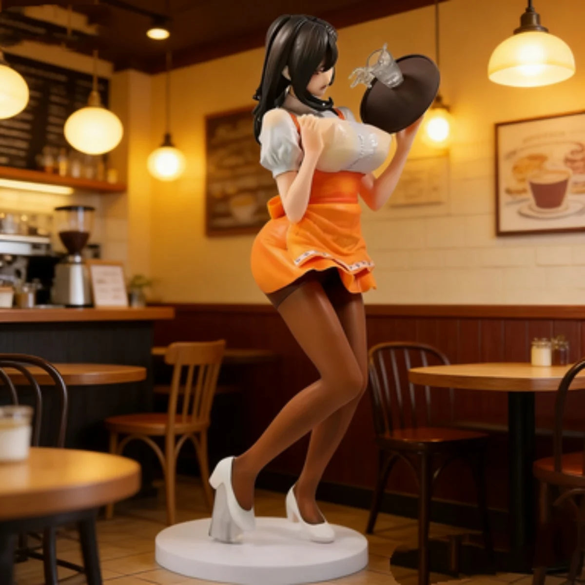 29cm Young Wife Waitress Hitomi Girl Figure Oda Non Product Model Statue Boys Collection Desktop Decoration Ornament Toys Gifts