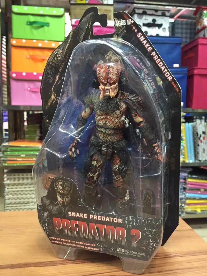 NECA Classic Predator Water City Hunter Warrior Lost Snake Stalker Guardian Jungle Demon Hunter Action Figure Toys Gift For Kids