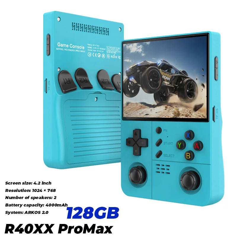 FUNKIDDY Retro Handheld Game Console R40XX pro Max Wi-Fi Compatible R36XX 20000+ Games Player Gift for Boys And Friends