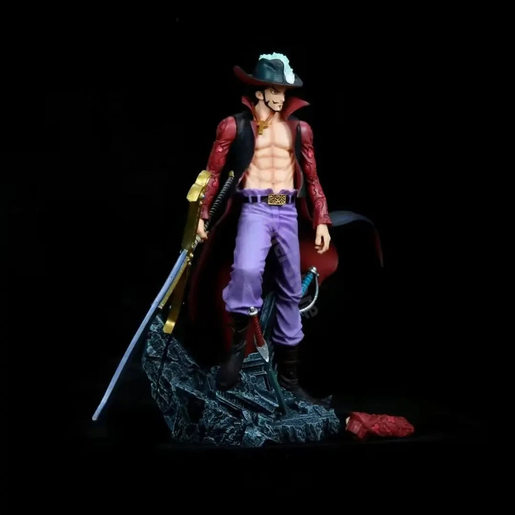 ONE PIECE Figuren Adlerauge Dracule Mihawk Anime Figur Top War PVC Modell Statue Puppensammlung Ornamente Spielzeug Geschenk