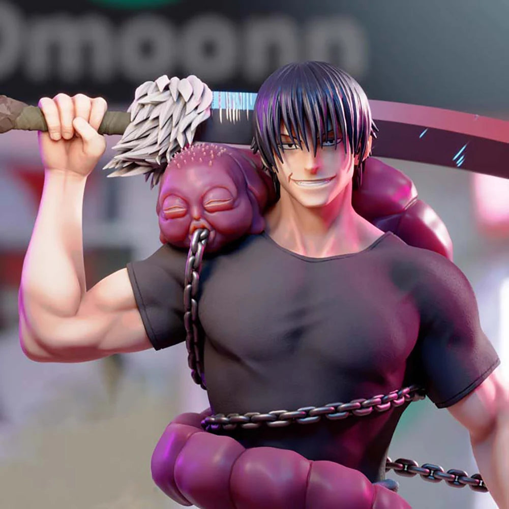 Anime JJK Figur Stärkster Krieger Toji Fushiguro Actionfiguren Sammlerpuppe Modell Fushiguro Toji Figur Geburtstagsgeschenke