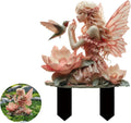 2D Flat Fairy Garden Decor Elf Garden Stakes Decorative Acrylic 2D Fairy Stake  Outdoor Garden Fairy Statue Ornaments Gifts
