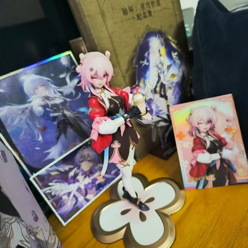 In Stock Original Myethos Honkai Star Rail March 7th Hunting 1/8 Scale Action Figure Collectible Toy Gift Desktop Ornament