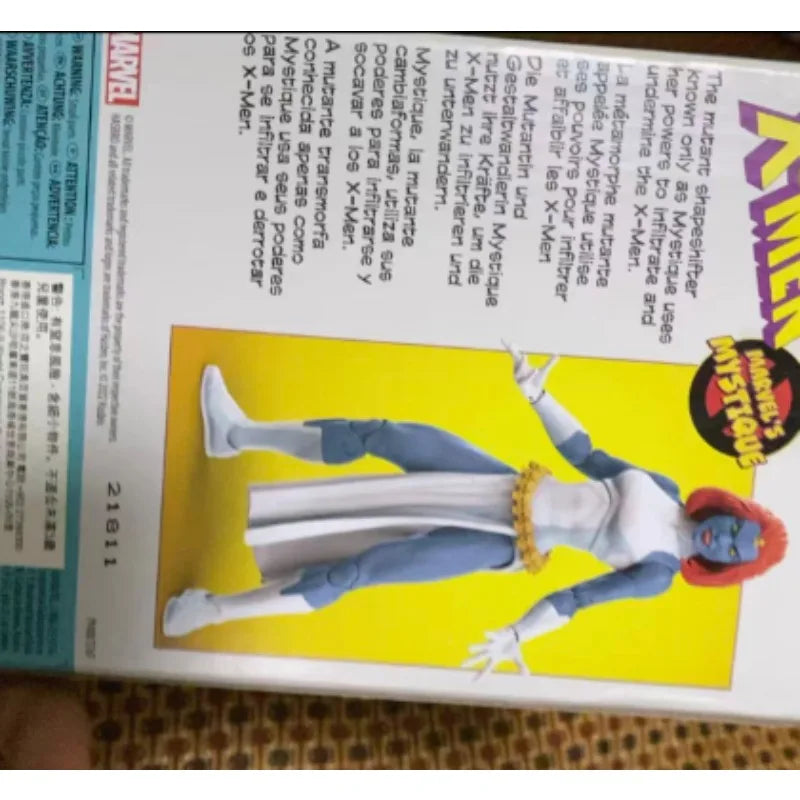 Original Hasbro Marvel Legends Series X-MAN Mystique Anime Figure Toys Collection Gifts