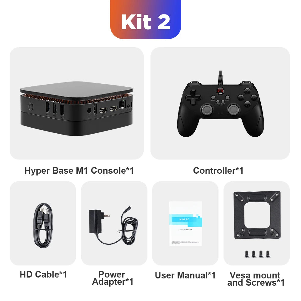 Intel N100 Game PC Box WIN 11 Pro & Batocera 40 Retro Video Game Console 2T HDD 52000+Games 80+Emulators for PS3/PS2/PS1/Wii/N64