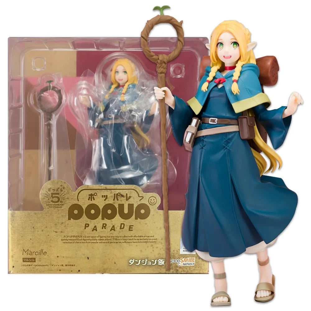 17CM Аниме Dungeon Meshi Marcille Donato Фигура Стоящ Вкусно в Dungeon Модел Екшън Фигурка Кукла PVC Играчка Подарък