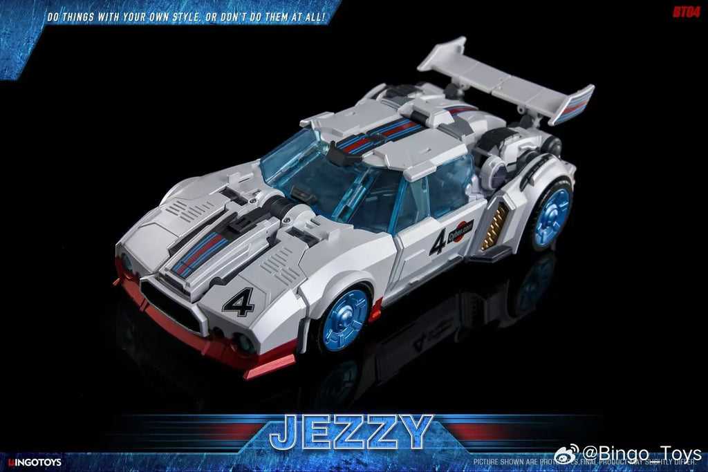 [Auf Lager] BingoToys Transformation BT07 Jezzy Jazz Super Soldier BT-07 Auto Actionfigur Roboter Geschenksammlungen