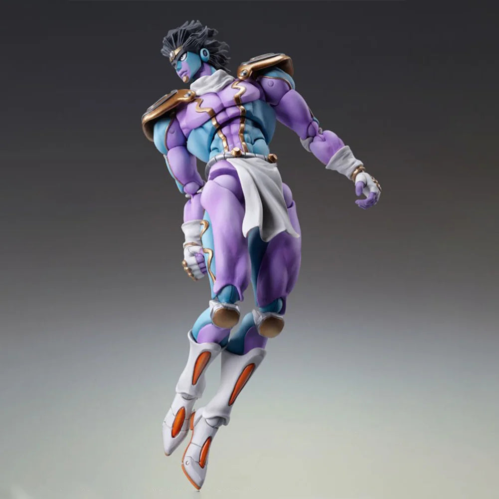 17cm Anime JoJo Figure Purple Star Platinum Action Figure star platinum figure Removable Statue Standing Model Ornament Toy Gift