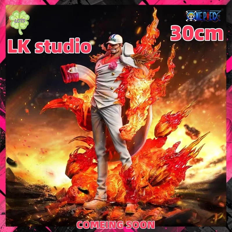 Vorbestellung: 30 cm große ONE PIECE Anime-Figur Sakazuki, Admiral der Marine, PVC-Statue, Schreibtischdekoration, Sammlerstück, Geschenk, Spielzeug