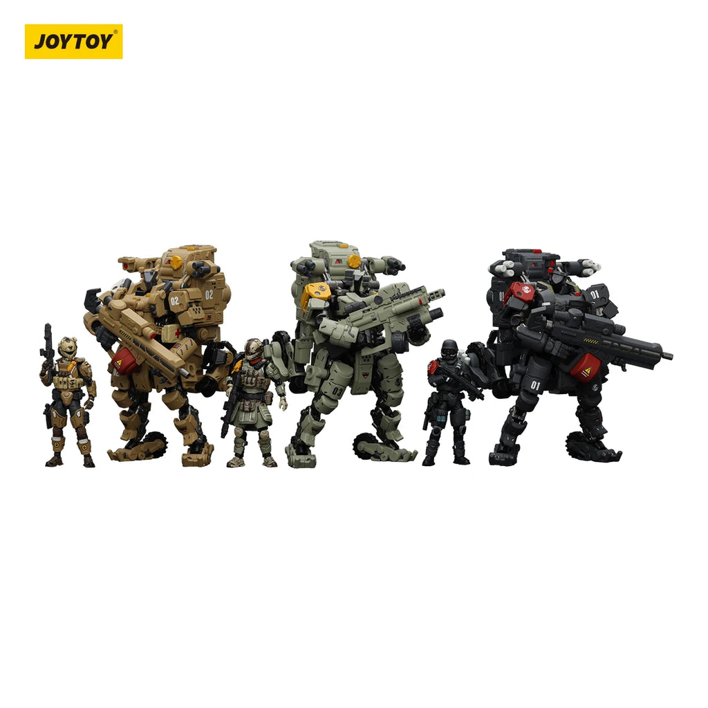 JOYTOY 1/25 Action Figure Fear XS Mech Tactical Assault Night Raid Anime figures Toys Military Model