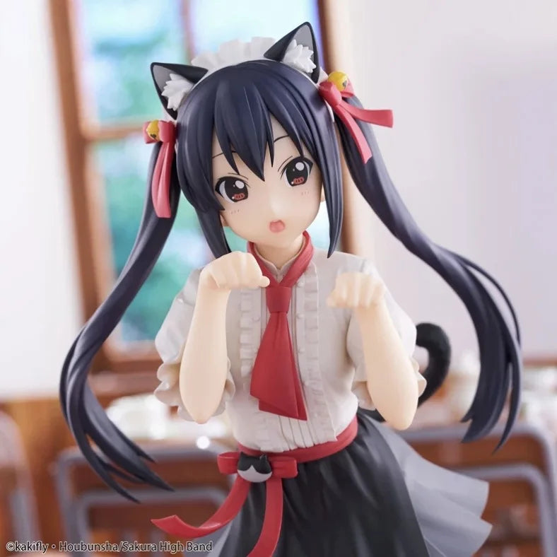 20 см K-ON Hirasawa Yui Nakano Azusa Cat Lap Milk Standing Аниме Ръчно изработени екшън фигурки за настолен калъф за декорация Орнамент Подарък