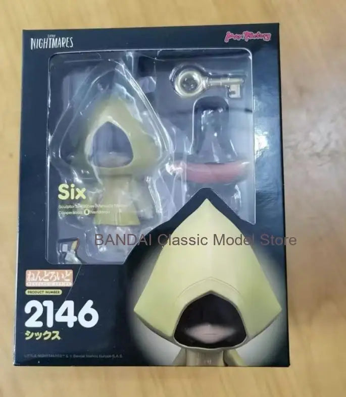 100% Original Genuine in Stock Max Factory Little Nightmares Nome Six Nendoroid (#2146) Anime Figure Model Decoration Toy Gift