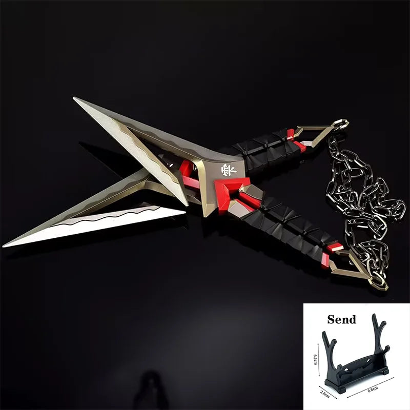 Нож Valorant Melee, играчка Kuronami No Yaiba, меч, настолен орнамент, нож, играчка, игра, периферни устройства, фигурка, метални занаяти, подаръци