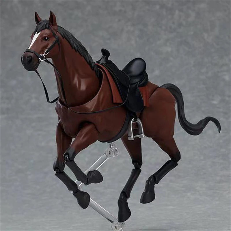 16cm Articulated Horse Body Figure 4 Colors Anime PVC Model Statue Desktop Decoration Gift