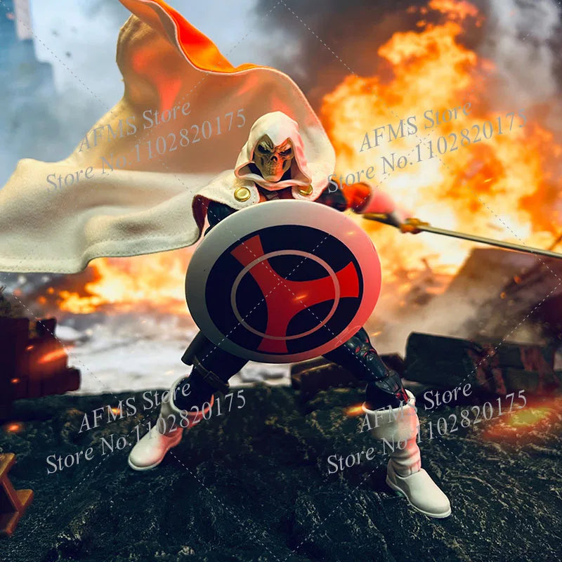 1/12 Scale Collectible Figure Villain Taskmaster Combat Cloak With Iron Wire 6Inch ML Men Soldier Action Figure Body