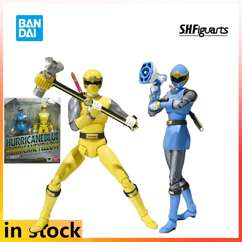 Bandai Original S.H.Figuarts Finished Movable Doll Series Wind Endurance Team Anime Action Figure Model Toys Gifts for Boys