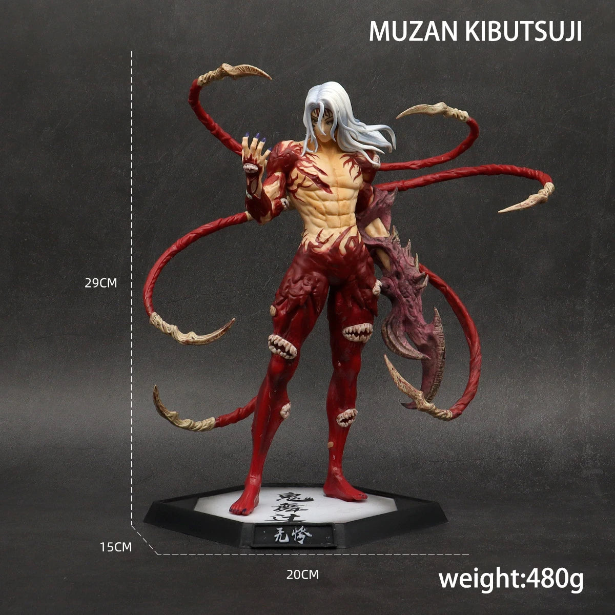 29 cm Kimetsu no Yaiba Anime Figuren Yoriichi Daki Gyutaro 12 Stil Action Figur Statue Modell Puppe Sammlung Spielzeug Geschenke