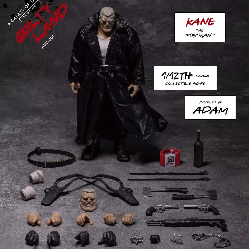 In Stock Original Muff Toys ADAM ADG-001 Guilty Land Postman Kane 1/12th Scale Action Figure Collectible Model Toy Figures