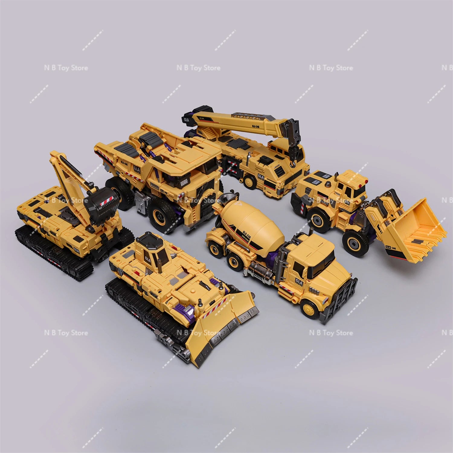 [In Stock] GLA-01-06Y Giant Invasion Mecha Yellow Legion Devastator Scrapper Mixmaster Hook Scavenger Bonecrusher