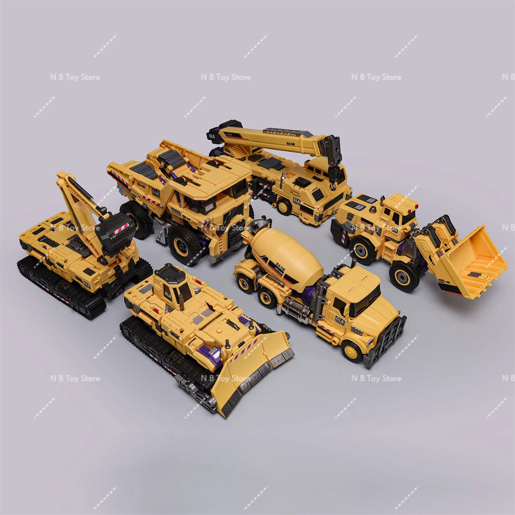 [In Stock] GLA-01-06Y Giant Invasion Mecha Yellow Legion Devastator Scrapper Mixmaster Hook Scavenger Bonecrusher