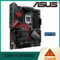 Дънна платка ASUS ROG Strix Z390-H Gaming LGA1151 (Intel 8-мо и 9-то поколение) ATX DDR4 DP HDMI M.2 USB 3.1 Gen2 Gigabit LAN