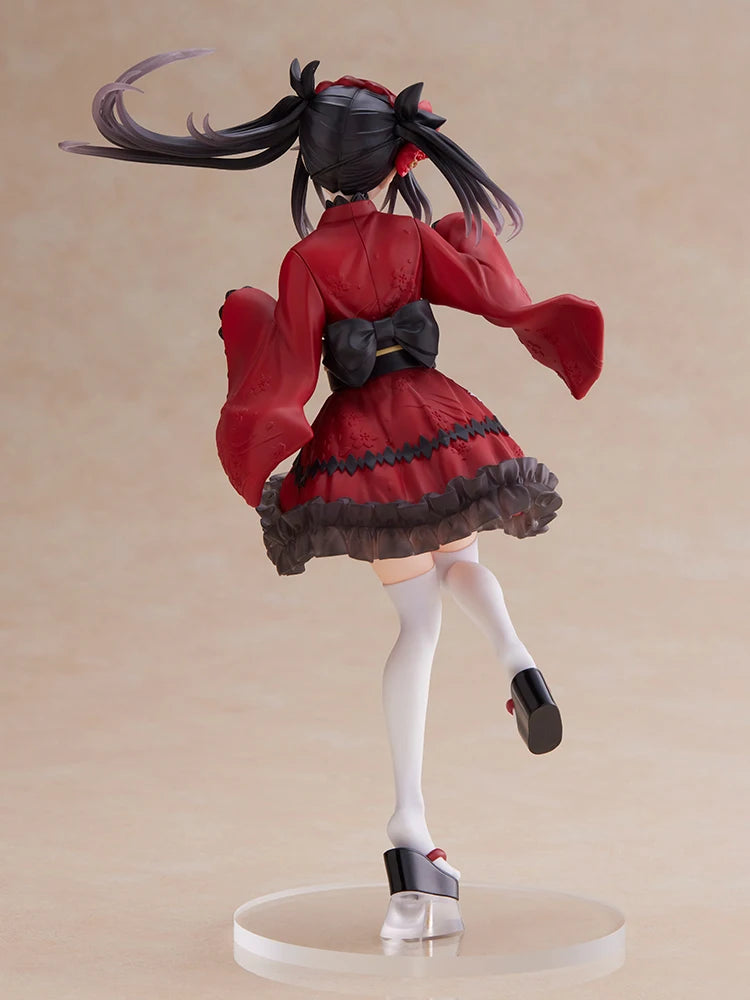 In Stock TAITO DATE A LIVE Tokisaki Kurumi Japanese Gothic Kimono Desktop Cute Anime Action Figure Toy Gift Model Collection