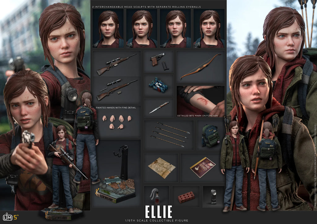 Pre-Order LIMTOYS 1/6 America's End Joel Ellie Voice Tracker Movable Figure LIM013 Gift Ornament