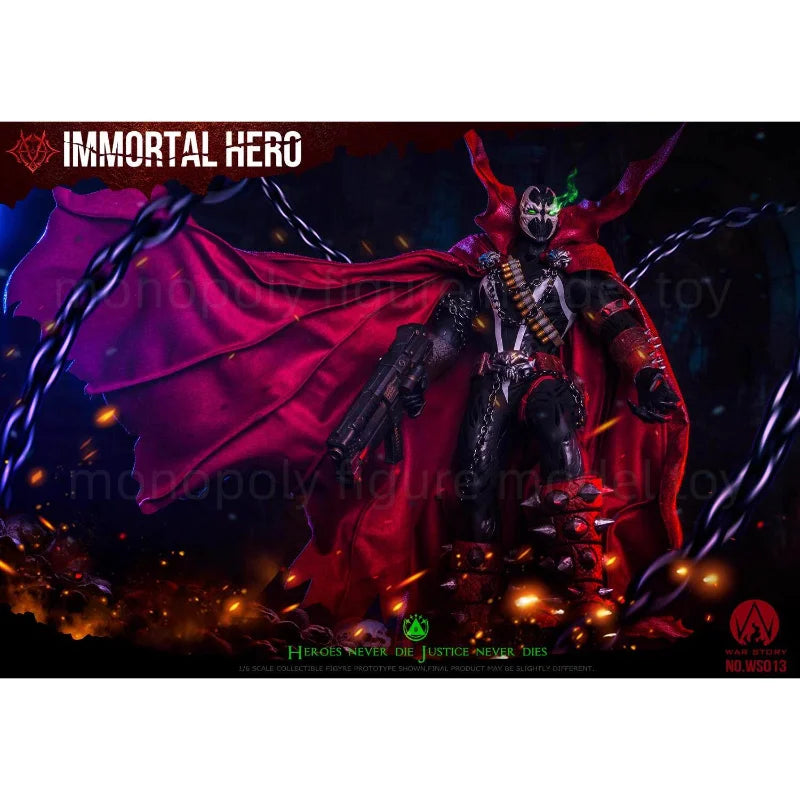 In Stock WAR STORY 1/6 Undead Hero Spawn Reborn Hero Immortal Hero Mobile WS013
