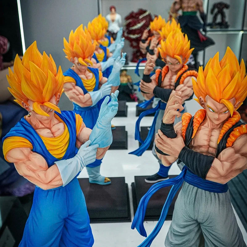 53 cm Jt Statue 2% Double Wang Vegetto Gogeta Gk Garage Kit Modell Dragon Balls Anime Figuren Ornament Sammlerstücke Kinderspielzeug Geschenk