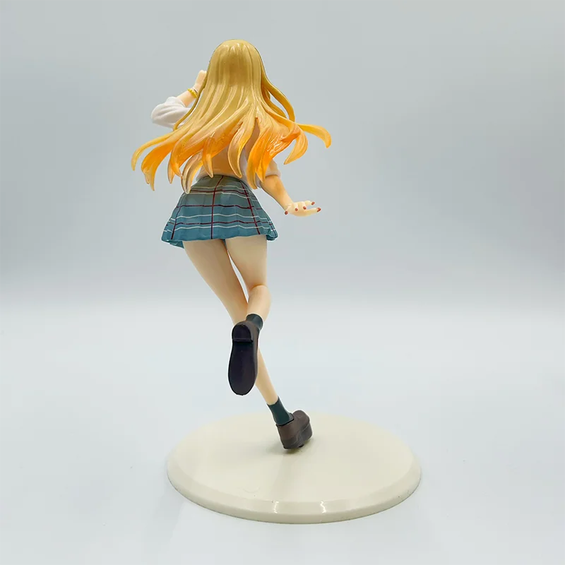 The hot Anime Figure 18cm  MARIN KITAKAWAMy Dress Up Darling  Uniform Toys  PVC Model Collector Birthday Gift
