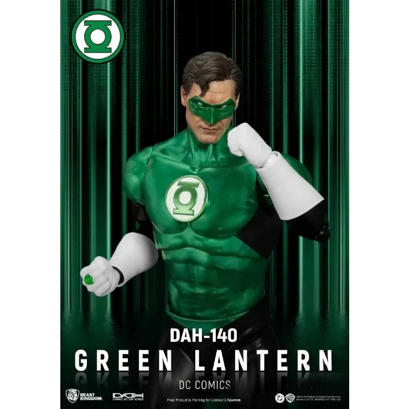 Spot SaleIn Stock Beast Kingdom BEASTKINGDOM DC Comics DAH-140 Green Lantern Action Figure Original Collection Ornament Surprise