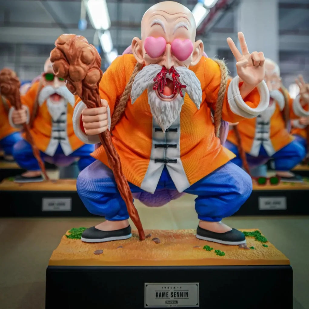 Jt Statue Dragon Ball Z Kame Sennin Figur Meister Roshi Umigam Krillin Goku PVC Statue Actionfiguren Sammlung Modell Spielzeug Geschenk