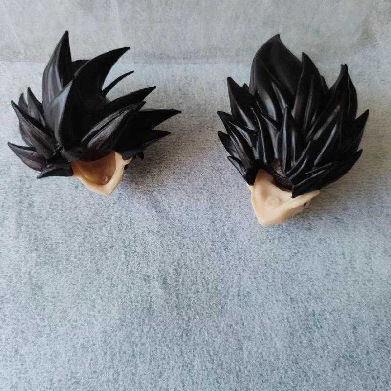 In Stock Son Goku Vegeta RE Double Floating Head Sculpt Dragon Ball SHF Head Accessory Battle Damaged Version Toys Anime Figure